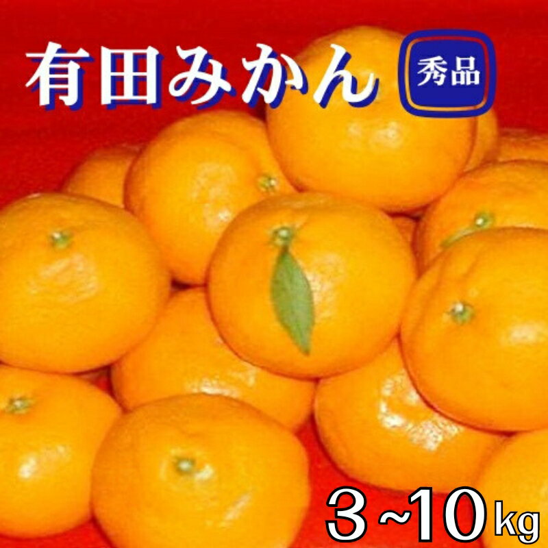 【ふるさと納税】紀州有田みかん 秀品 ※11月下旬～1月中旬頃順次発送予定 / みかん 蜜柑 柑橘 果物 くだもの 果実 フルーツ 国産 和歌山 有田のサムネイル