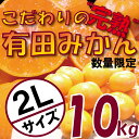 【ふるさと納税】《数量限定》こだわりの完熟有田みかん2Lサイズ10kg【11月中旬より順次発送】家庭用・贈答用《有機質肥料100%》