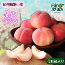 【ふるさと納税】 桃 化粧箱入 / もも 甘い 高級 和歌山 10000円 ※6月下旬~8月上旬に順次発送 ※離島への配送不可 //hokaf