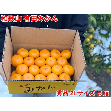 【秀品・サイズ2L】まる隆果樹園　和歌山有田産！早生みかん≪5kg≫【予約販売】【数量限定】