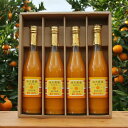 【ふるさと納税】100% みかんジュース 500ml 合計4本 セット ストレート 無添加 嶋市農園 | 和歌山有田 丸絞り 和歌山 有田 国産 果汁