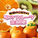 【ふるさと納税】定期便全3回【1月・2月・3月発送】和歌山のこだわりが詰まった旬のフルーツ定期便(キウイ・不知火・清見オレンジ) | フルーツ 果物 くだもの ...