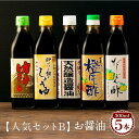【ふるさと納税】【人気セットB】カネイワ醤油本店 国産原料でつくる木桶二年熟成のお醤油 お醤油300ml5本セット | 醤油 食品 加工食品 人気 おすすめ 送料無料