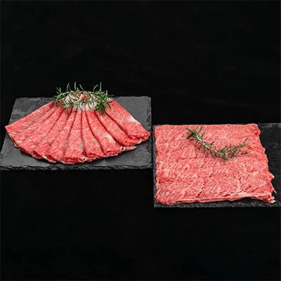 【ふるさと納税】【熊野牛】ロース・肩ロース　すき焼き・しゃぶしゃぶ　約1kgのサムネイル