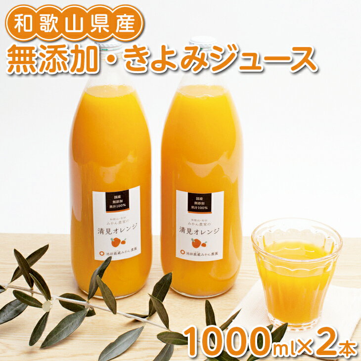 20位! 口コミ数「0件」評価「0」無添加・きよみジュース1000ml×2本◇※北海道・沖縄への配送不可※着日指定不可