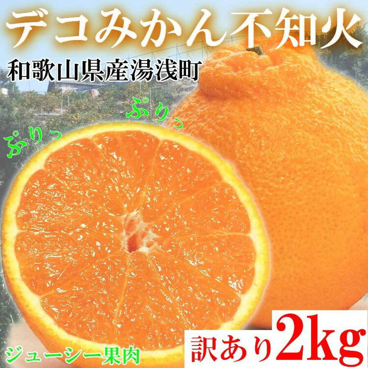 【ふるさと納税】不知火(しらぬい) オレンジ みかん 家庭用 2kg | 訳あり 和歌山みかん オレンジ フルーツ 果物 ※北海道・沖縄・離島への配送不可 ※2...