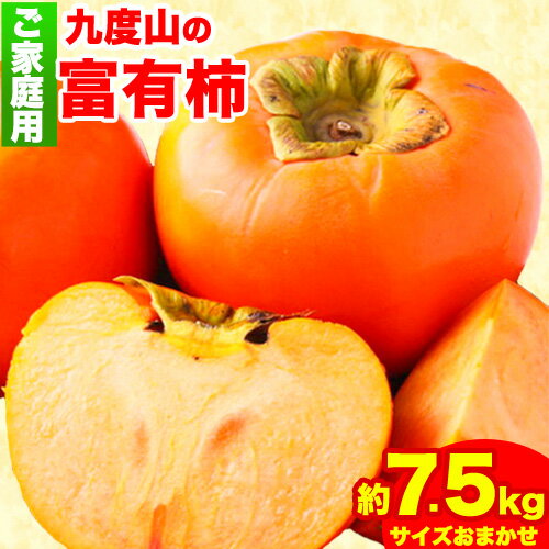 【ふるさと納税】〈ご家庭用〉 柿の名産地 九度山の富有柿 約7.5kg 厳選館《2025年11月上旬-12月下旬頃出荷》和歌山県 日高町 柿 カキ フルーツ ジューシー 【ふるさと納税】〈ご家庭用〉 柿の名産地 九度山の富有柿 約7.5kg 厳選館《2025年11月上旬-12月下旬頃出荷》和歌山県 日高町 柿 カキ フルーツ ジューシー