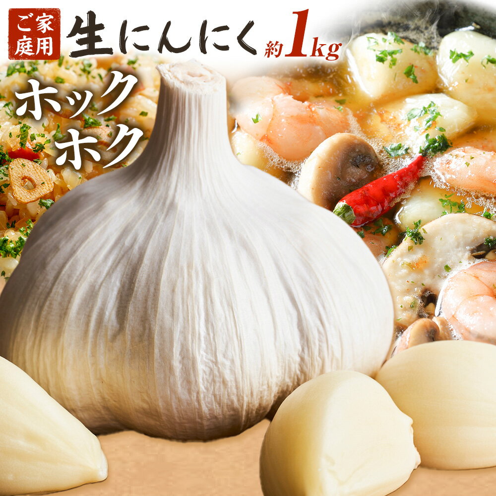 にんにく 野菜 和歌山県産 生にんにく 約1kg ご家庭用 厳選館 [5月上旬〜5月中旬頃出荷予定] 和歌山県 日高町 ガーリック 青果物