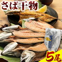 【ふるさと納税】地元産 さば干物 5尾 株式会社はし長 《30日以内に出荷予定(土日祝除く)》 和歌山県 日高町 さば 鯖 干物