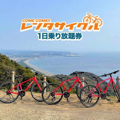 レンタサイクル1日乗り放題券 1枚[30日以内に出荷予定(土日祝除く)]和歌山県 日高町 サイクリング 自転車 電動アシスト レンタル 体験