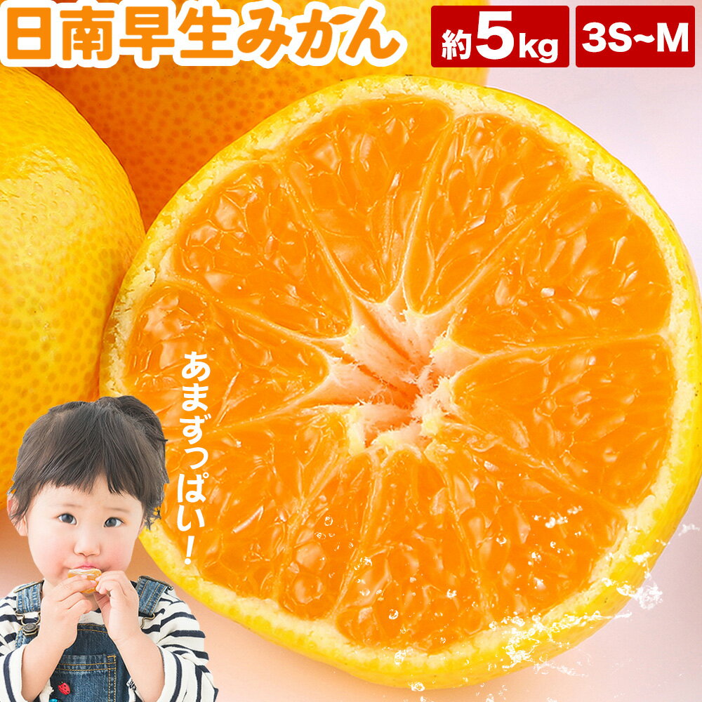 [2026年先行予約]みかん 日南早生みかん 早生 みかん 約5kg 3S-Mサイズ どの坂果樹園[10月上旬-10月下旬頃出荷]和歌山県 日高町 産地直送 柑橘類 みかん 旬 フルーツ 果物 柑橘 送料無料
