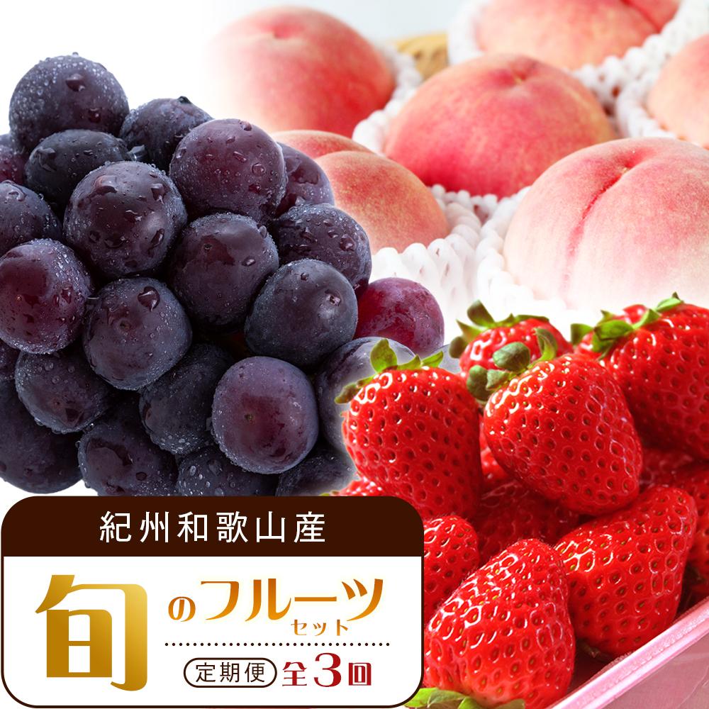【ふるさと納税】【2・7・9月 全3回】紀州和歌山産旬のフルーツセット(いちご・桃・ピオーネ)【UT95】 | フルーツ 果物 くだもの 食品 人気 おすすめ 送料無料