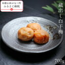 【ふるさと納税】有機JAS認証 「蔵出し白干梅」(700g) | 《日本一の梅の産地》 南高梅発祥農園 栽培 紀州 和歌山 みなべ町 高級 有機栽培 梅干 うめ 梅 梅干し 紫蘇梅 しそ梅干