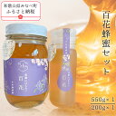 【ふるさと納税】百花蜂蜜(200g×1、550g×1) | 蜂蜜 はちみつ 国産 国産はちみつ 和歌山 みなべ町