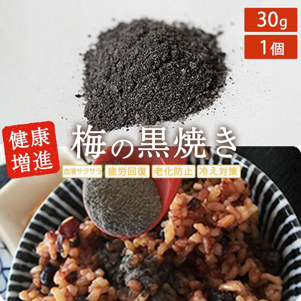 【ふるさと納税】梅の黒焼き | 梅 ウメ うめ 天然塩 熟成