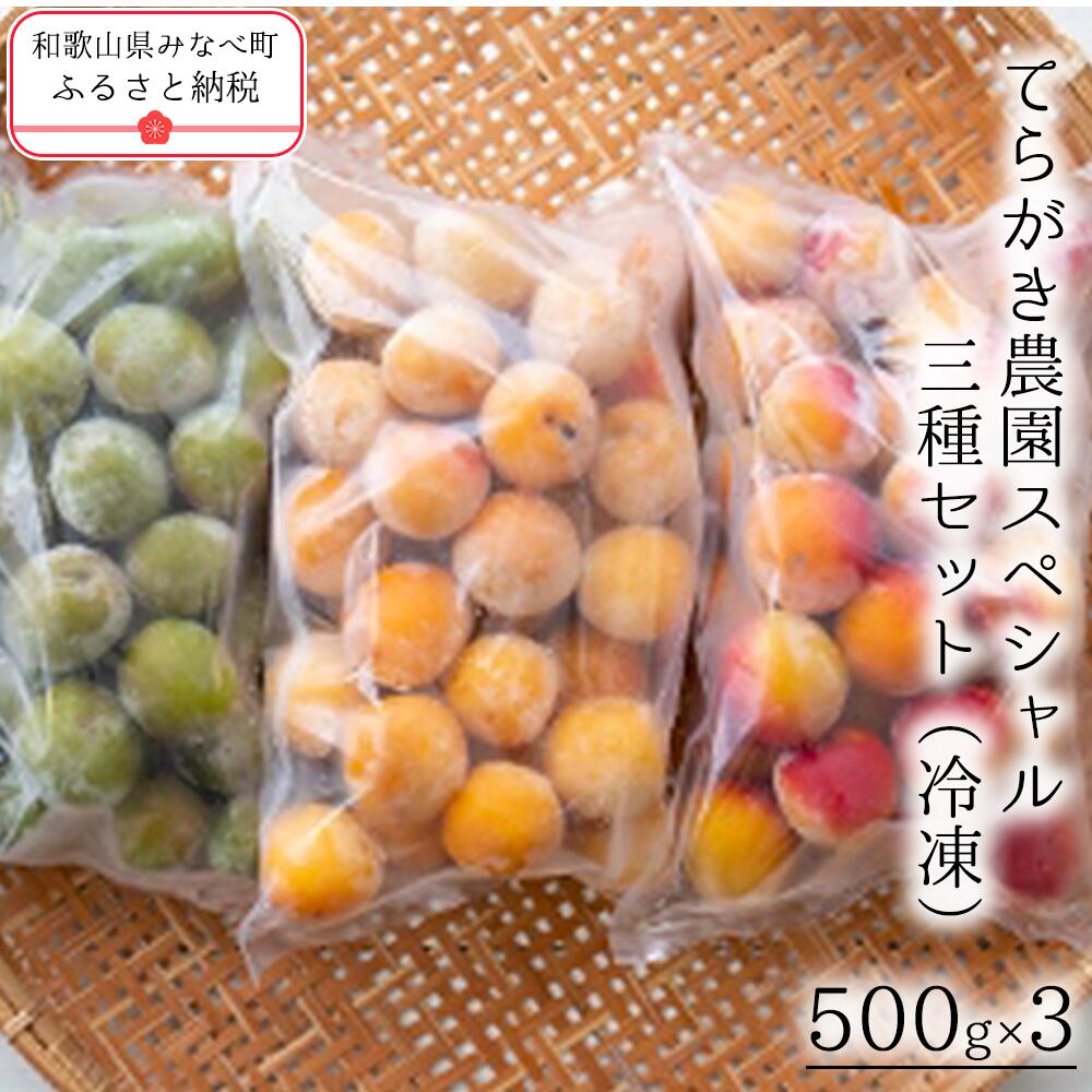 楽天和歌山県みなべ町【ふるさと納税】てらがき農園スペシャル　三種セット（冷凍）