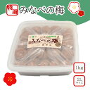 【ふるさと納税】【特選】みなべの梅(あまちゃづる)2L 1kg | 梅干 梅干し うめぼし 紀州 南高梅