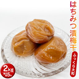 【ふるさと納税】ふっくら大粒 蜜宝梅 2kg ( 500g × 4 )