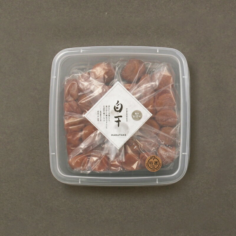 【ふるさと納税】 ご家庭用梅干し　無添加白干し梅　500g・1kg / みなべ町 梅干 うめぼし ウメ 白干し梅 白梅 家庭用 紀州南高梅 南高梅 簡易包装 お弁当 おにぎり