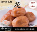 【ふるさと納税】紀州南高梅「花」(塩分約6%) 850g | 梅干し 南高梅 梅 うめ ウメ 塩分控えめ