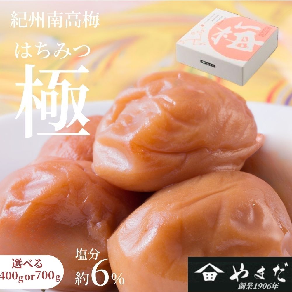 紀州南高梅本来の美味しい酸味を生かしながら、まろやかであっさりとした味わいに仕上げました。「甘みと塩分控えめ」タイプをお求めの方におすすめいたします。しらす丼のトッピングやパスタに絡めて味のアクセントにするなど、お料理にもよく合う梅干です。着色料・甘味料不使用のため健康志向の方にも最適の逸品です。商品詳細 原材料梅（和歌山）、漬け原材料[食塩、還元水飴、発酵調味料、はちみつ、魚醤油、醸造酢、こんぶエキス、たん白酵素分解物（原材料の一部に大豆を含む）] 原料原産地みなべ町（梅） 内容量 400g/700g 賞味期限6ヶ月（180日） 保存方法高温多湿・直射日光を避け保存。※開封後は冷蔵庫に保存し、なるべくお早目にお召し上がり下さい。 製造者(株)ノーム・プラニング 和歌山県御坊市熊野898-1 ・ふるさと納税FAQはこちら ・寄附申込みのキャンセル、返礼品の変更・返品はできません。あらかじめご了承ください。季節のご挨拶母の日 父の日 初盆 お盆 御中元 お中元 お彼岸 残暑御見舞 残暑見舞い 敬老の日 寒中お見舞 クリスマス クリスマスプレゼント お歳暮 御歳暮 春夏秋冬 御正月 お正月 御年賀 お年賀 御年始ご挨拶御挨拶 ごあいさつ 引越しご挨拶 引っ越し お宮参り御祝 御見舞 退院祝い 全快祝い 快気祝い 快気内祝い 志 進物祝事合格祝い 進学内祝い 成人式 御成人御祝 卒業記念品 卒業祝い 御卒業御祝 入学祝い 入学内祝い 小学校 中学校 高校 大学 就職祝い 社会人 幼稚園 入園内祝い 御入園御祝 お祝い 御祝い 内祝い 金婚式御祝 銀婚式御祝 御結婚お祝い ご結婚御祝い 御結婚御祝 結婚祝い 結婚内祝い 結婚式 引き出物 引出物 引き菓子 御出産御祝 ご出産御祝い 出産御祝 出産祝い 出産内祝い 御新築祝 新築御祝 新築内祝い 祝御新築 祝御誕生日 バースデー バースディ バースディー 七五三御祝 753 初節句御祝 節句 昇進祝い 昇格祝い 就任　61歳 還暦（かんれき） 還暦御祝い 還暦祝 祝還暦 華甲（かこう）弔事御供 お供え物 粗供養 御仏前 御佛前 御霊前 香典返し 法要 仏事 新盆 新盆見舞い 法事 法事引き出物 法事引出物 年回忌法要 一周忌 三回忌 七回忌 十三回忌 十七回忌 二十三回忌 二十七回忌 御膳料 御布施法人様向け御開店祝 開店御祝い 開店お祝い 開店祝い 御開業祝 周年記念 来客 お茶請け 御茶請け 異動 転勤 定年退職 退職 挨拶回り 転職 お餞別 贈答品 粗品 粗菓 おもたせ 菓子折り 手土産 心ばかり 寸志 新歓 歓迎 送迎 新年会　忘年会 二次会 記念品 景品 開院祝いプチギフトお土産 ゴールデンウィーク GW 帰省土産 バレンタインデー バレンタインデイ ホワイトデー ホワイトデイ お花見 ひな祭り 端午の節句 こどもの日 ギフト プレゼントこんな方におじいちゃん おばあちゃん お父さん お母さん 父 母 兄弟 姉妹 子供 奥さん 彼女 旦那さん 彼氏 先生 職場 先輩 後輩 同僚