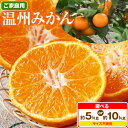 【ふるさと納税】日高川町産温州みかん ご家庭用 選べる 約5kg 約10kg とね農園《2025年11月中旬-12月末頃出荷》 和歌山県 日高川町 旬 新鮮 果物 柑橘 フルーツ 国産 送料無料 ミカン みかん