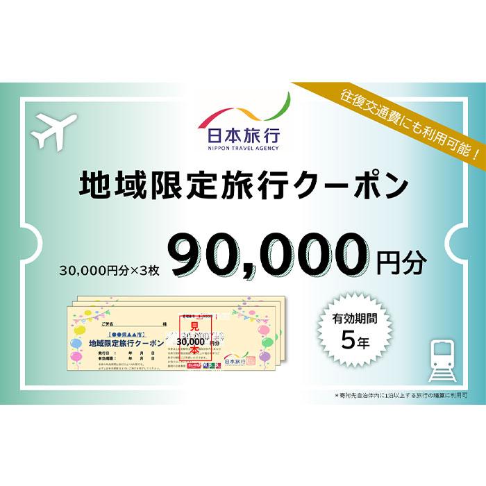 日本旅行　地域限定旅行クーポン（90,000円分）