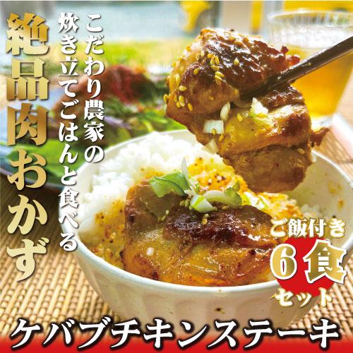 17位! 口コミ数「0件」評価「0」絶品ケバブチキンステーキ3種(各2パック) と ごはん 6パック