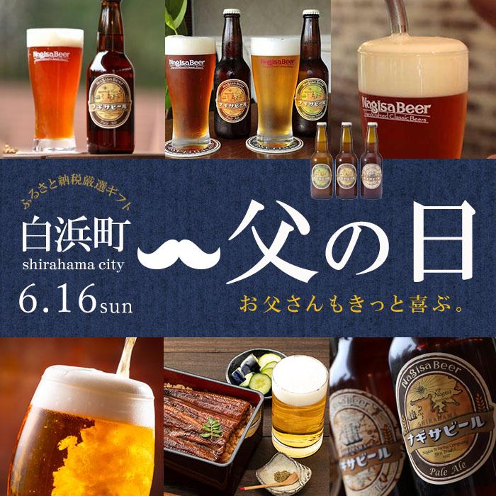 【父の日ギフト】ナギサビールの定番商品2種（330ml×6本）飲み比べセット【受付は6月9日迄】【配送は6月16日着限定】 | ビール 父の日 ギフト 贈り物 飲み比べ セット 330ml 6本 酒 和歌山県 白浜町 地ビール ご当地 お取り寄せ ご当地ビール