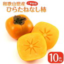 13位! 口コミ数「4件」評価「2.25」◆先行予約◆和歌山県産 平核無柿＜ご家庭用＞約10kg【2024年10月上旬以降発送】【MG3】 | 楽天ふるさと 和歌山 和歌山県 上富田･･･ 