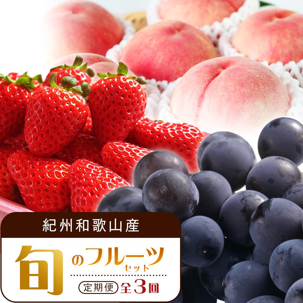 【ふるさと納税】【2・7・9月 全3回】紀州和歌山産旬のフルーツセット(いちご・桃・巨峰)【UT96】 | フルーツ 果物 くだもの 食品 人気 おすすめ 送料無料