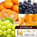 【ふるさと納税】【2・8・9・12月 全4回 定期便 】紀州和歌山産旬のフルーツセット(不知火・種なし巨峰・シャインマスカット・みかん)【UT123】 | フル...