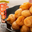【ふるさと納税】南高梅 梅干し 梅干 くずれ梅 訳あり うす塩 熊野梅干 1kg まろやか 塩分10% 訳あり | 梅 訳あり わけあり ワケアリ 梅肉 お米 おにぎり 焼酎 梅酒 自家栽培 健康 完熟南高梅 取り寄せ お取り寄せ うめ ウメ セット 塩分10 送料無料 規格外品 コロナ支援