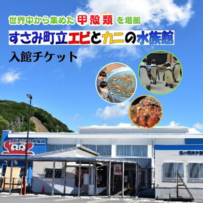 ＼たくさんの生物と触れ合える♪／　エビとカニの水族館 【選べるチケット数】/　すさみ町　えび　かに