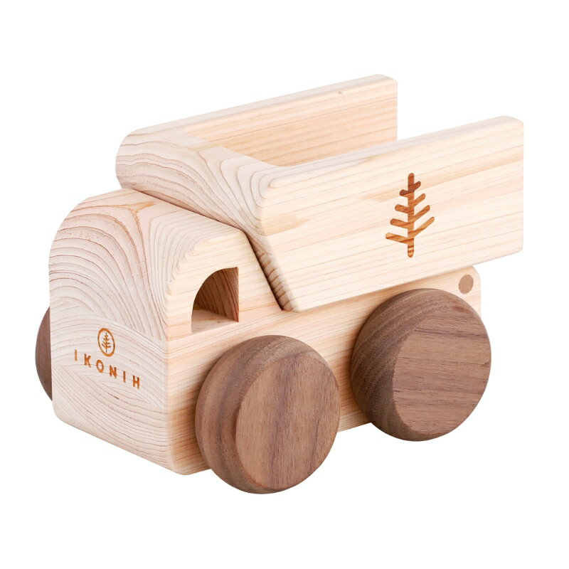 【ふるさと納税】IKONIH ( アイコニー ) オルゴールトトラック/ おもちゃ 子供 こども オモチャ 玩具 プレゼント お祝い 木 出産祝い 安全 オーガニックトイ ファーストトイ 車 トラック 大型車 乗り物 ミニカー