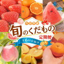 【ふるさと納税】わかやま旬のくだもの定期便 全6回【S】(配送日時指定不可)※北海道・沖縄・離島への配送不可 / 定期便 フルーツ いちご イチゴ 清見オレンジ すいか 桃 柿 みかん 6回