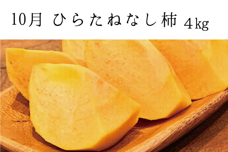 全3回秋の味覚 果物　柿・みかん　旬のフルーツを毎月お届け