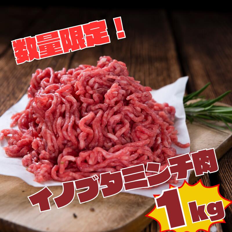 F1 イノブタ　ミンチ　約1キロ INOBUTA
