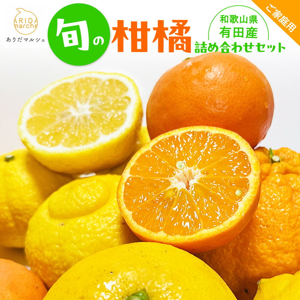 有田育ちの 旬の 柑橘 詰合せセット(ご家庭用)約2.5kg[先行予約][MS63] | 和歌山 果物 詰め合わせ くだもの 柑橘 柑橘類 かんきつ かんきつ類 旬
