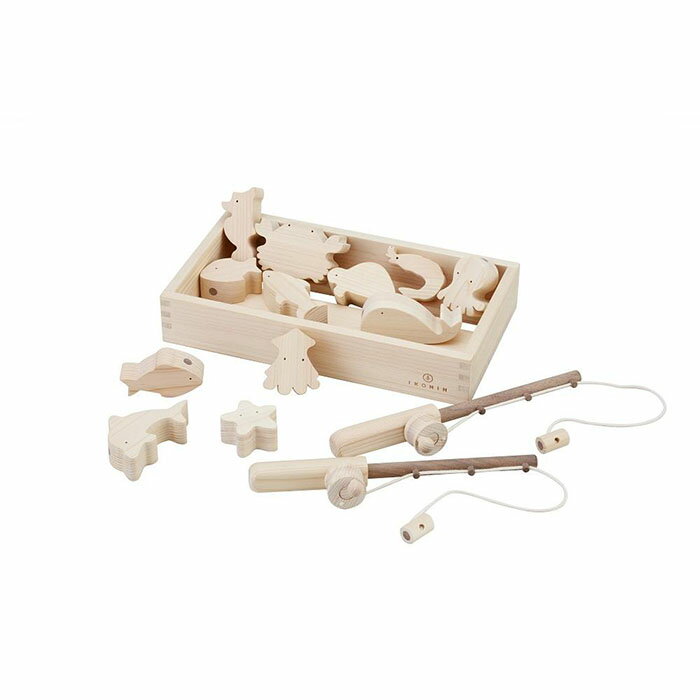 【ふるさと納税】檜 おもちゃ IKONIHアイコニー 魚釣りセット | 木 玩具 女の子 男の子 和歌山県 和歌山 那智勝浦町 オモチャ 木製玩具 木製 木のおもちゃ 幼児 保育園 幼稚園 出産祝い 誕生日プレゼント ごっこ遊び さかなつり 魚釣り 魚つり 魚釣りゲーム 海の生き物