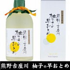 【ふるさと納税】熊野・古座川『柚子の早おとめ』500ml×3本/紀州備長炭熟成リキュール/尾崎酒造(C006) | 和歌山県 和歌山 那智勝浦町 酒 お酒 アルコール さけ 飲み物 飲料 地酒 返礼品 お土産 名産品 特産品 お取り寄せ 宅飲み 家飲み 美味しい おいしい 晩酌 取り寄せ