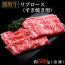 【ふるさと納税】熊野牛リブロースすき焼肉500グラム（冷凍） | 楽天ふるさと 納税 和歌山県 和歌山 那智勝浦町 那智勝浦 支援 支援品 返礼品 肉 にく お肉 お取り寄せグルメ 熊野牛 すき焼き すきやき すき焼 国産 国産牛 和牛 ご当地 特産品 高級肉 リブロース すき焼き肉