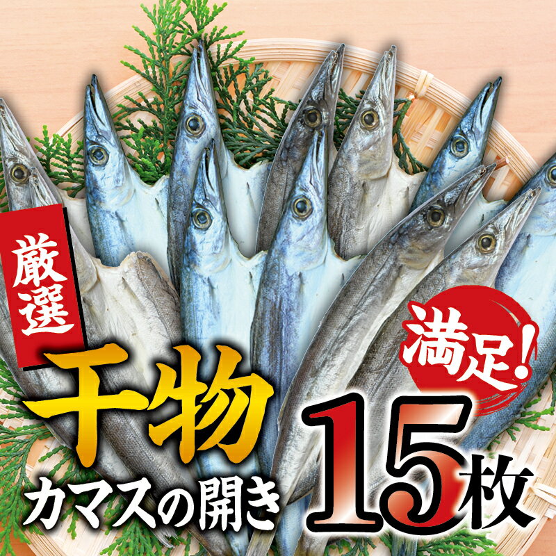【ふるさと納税】 干物セット 満足の内容量! カマスの開き15枚セット / 干物 ひもの カマス 家庭用 ..