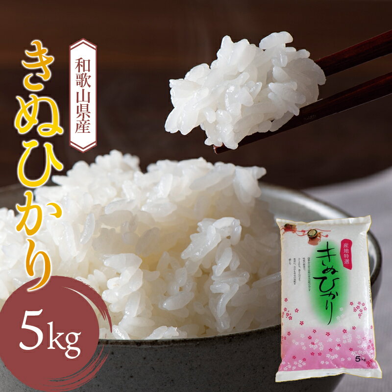和歌山県産 キヌヒカリ 5kg (2023年産) 産地直送 米 こめ ご飯 ごはん