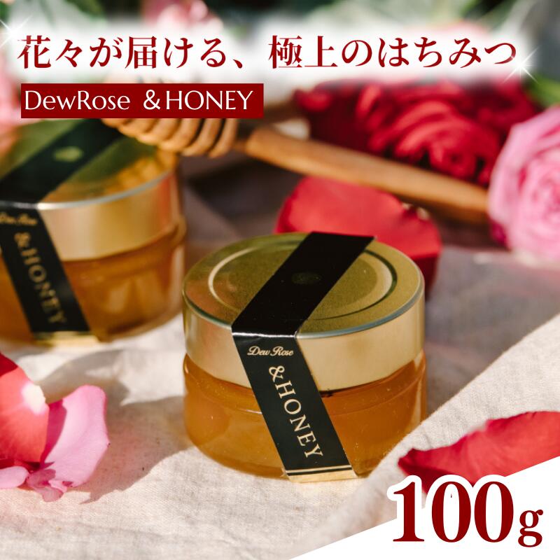 【ふるさと納税】 Dew Rose & HONEY 100g 薔薇はちみつ バラ 蜂蜜 はちみつ