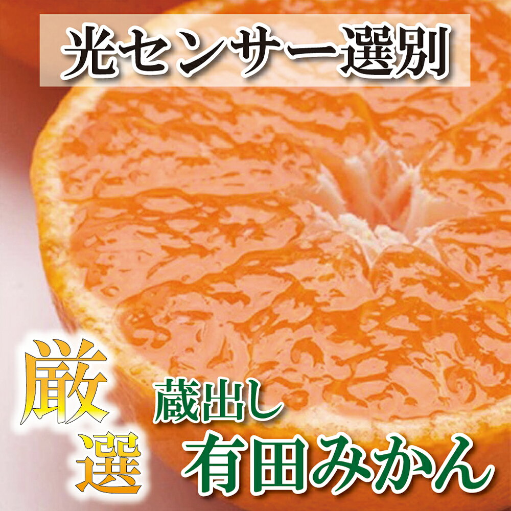 厳選 蔵出みかん2.5kg+75g（傷み補償分）【有田の蔵出みかん】【光センサー選別】＜2024年1月中旬〜2月下旬ごろに順次発送＞