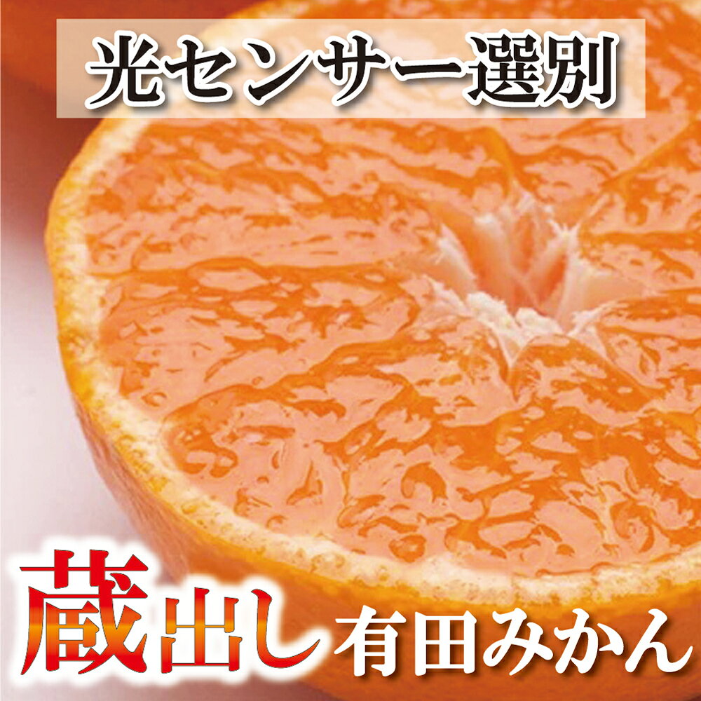 家庭用 蔵出みかん 2.5kg+75g(傷み補償分) / 5kg+150g(傷み補償分) / 7.5kg+225g(傷み補償分) / 10kg+300g(傷み補償分) 【有田の蔵出みかん】【わけあり・訳あり】【光センサー選別】 ＜2025年1月中旬〜2月下旬ごろに順次発送＞