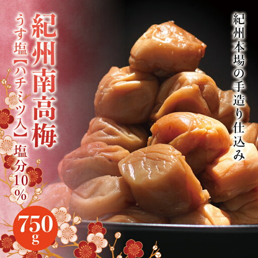 【ふるさと納税】 紀州南高梅 うす塩【ハチミツ入】 塩分10%(750g)なかやまさんちの梅干 うめ ウメ 梅干し 【ふるさと納税】 紀州南高梅 うす塩【ハチミツ入】 塩分10%(750g)なかやまさんちの梅干 うめ ウメ 梅干し