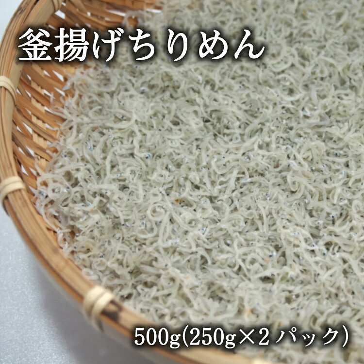 【海南塩津の港から直送】こだわりの冷蔵新鮮ちりめん250g×2パック ※2023年6月上旬〜2023年11月中旬頃発送