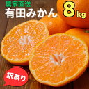 商品詳細 名称： 有田みかん（訳あり） 内容量： 約8kg 賞味期限： 出荷日より7日 保存方法： 直射日光の当たらない、風通しの良い冷暗所で保存。 配送温度帯： 常温 製造者もしくは販売者 やましんオレンジ農園 提供 やましんオレンジ農園 返礼品発送元 やましんオレンジ農園 注意事項： ・到着後すぐ箱から全部取り出し、傷んでいるものやカビが生えているものがないか確認してください。 ・返礼品の内容に問題がある場合はお届けから3日以内にご連絡ください。 ・保管はフタを開けて、できるだけ風通しのよい冷暗所で保存してください。 【訳あり有田みかん】 傷果・規格外・不揃いとなりますので贈答用には向きません。 ※大玉サイズが多く入る場合があります ※段ボール箱は、再利用したものを使用する場合がございます。 見た目の悪いのもありますが、味には関係なく美味しいみかんです！！ みかんは甘味・酸味・コクのバランスで美味しさが決まります。 温暖な気候で育った和歌山県広川町のみかんは甘味が強く、ジューシーな果汁が特徴の全国屈指のみかんです。 天然の有機質肥料100%のみを使用！ 魚粉・カニ柄・油粕・骨紛といった有機肥料を主に使用し、甘みとコクのある柑橘を追求しております。 化学肥料は一切使用していません。 水分量を調整しギュっと甘みを引き出します。 生産者直送だから出来るもぎたて鮮度！ ノーワックス・防腐剤不使用。 安心して召し上がっていただけるようワックス処理や防腐剤の使用は致しません。 家庭用にもピッタリのたっぷり満足サイズとなります。 ※誠に申し訳ございませんが、北海道・沖縄・離島へのお礼品の配送はお受けできません。 こちらは和歌山県広川町と北山村の共通返礼品です。 ・ふるさと納税よくある質問は こちら ・寄附申込みのキャンセル、返礼品の変更・返品はできません。あらかじめご了承ください。【注文内容確認画面の「注文者情報」を寄附者の住民票情報とみなします】 ・必ず氏名・住所が住民票情報と一致するかご確認ください。 ・受領書は住民票の住所に送られます。 ・返礼品を住民票と異なる住所に送付したい場合、注文内容確認画面の「送付先」に返礼品の送付先をご入力ください。 ※「注文者情報」は楽天会員登録情報が表示されますが、正確に反映されているかご自身でご確認ください。